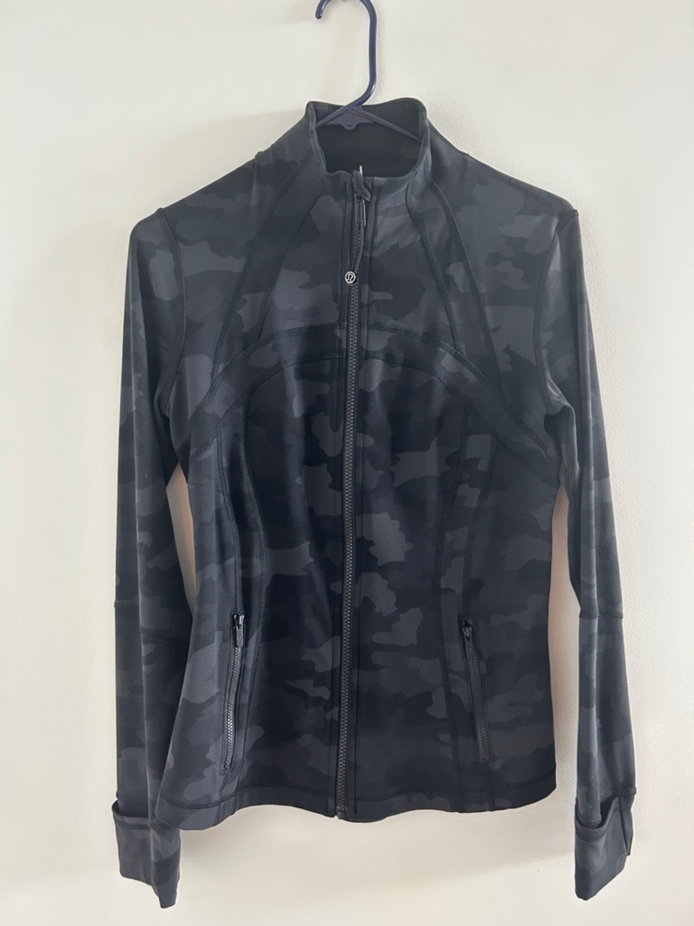 lululemon athletica Black Camo Full-Zip Utility Jacket